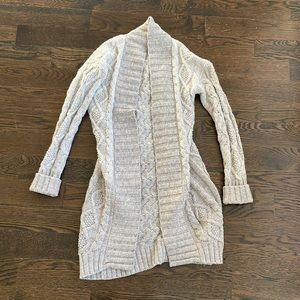 Athleta cable knit cardigan